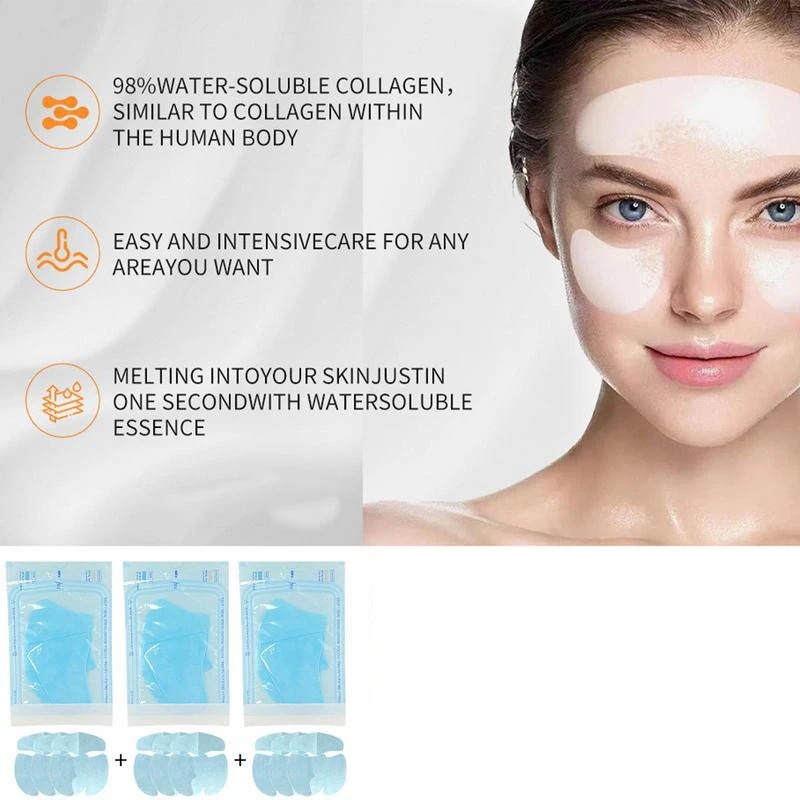 3pcs Soluble Collagen Face Mas - Sheet Mask Collagen 评论和价格