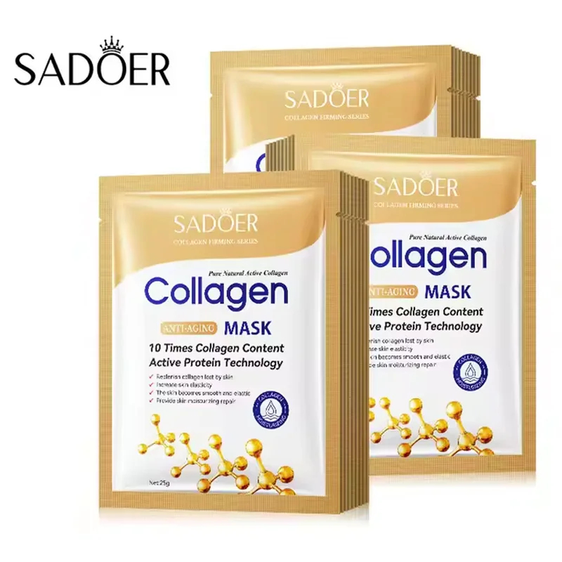 50/30/20/10pcs SADOER Collagen - Sheet Mask Collagen 评论和价格