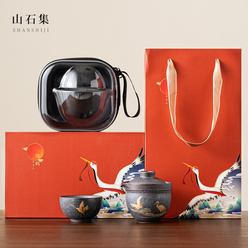 Zen Teapot and Cup Set Kit 1 B - Korean Tea Set 评论和价格