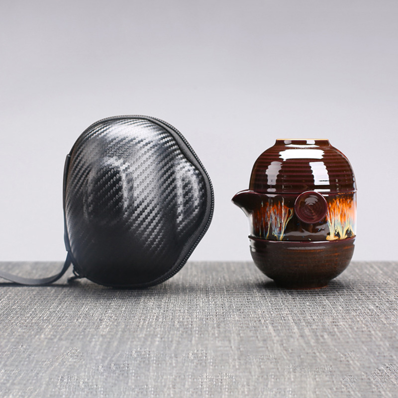Portable ceramic teapot gaiwan - Korean Tea Set 评论和价格