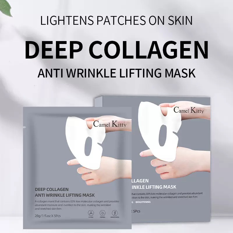 5PCS Collagen Face Masks Deep  - Sheet Mask Collagen 评论和价格