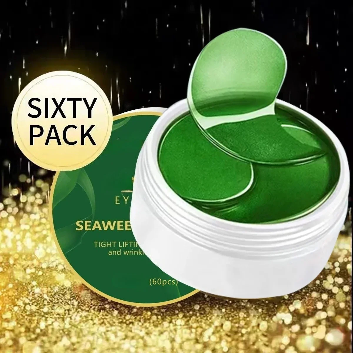 60pcs seaweed hyaluronic acid  - Sheet Mask Collagen 评论和价格