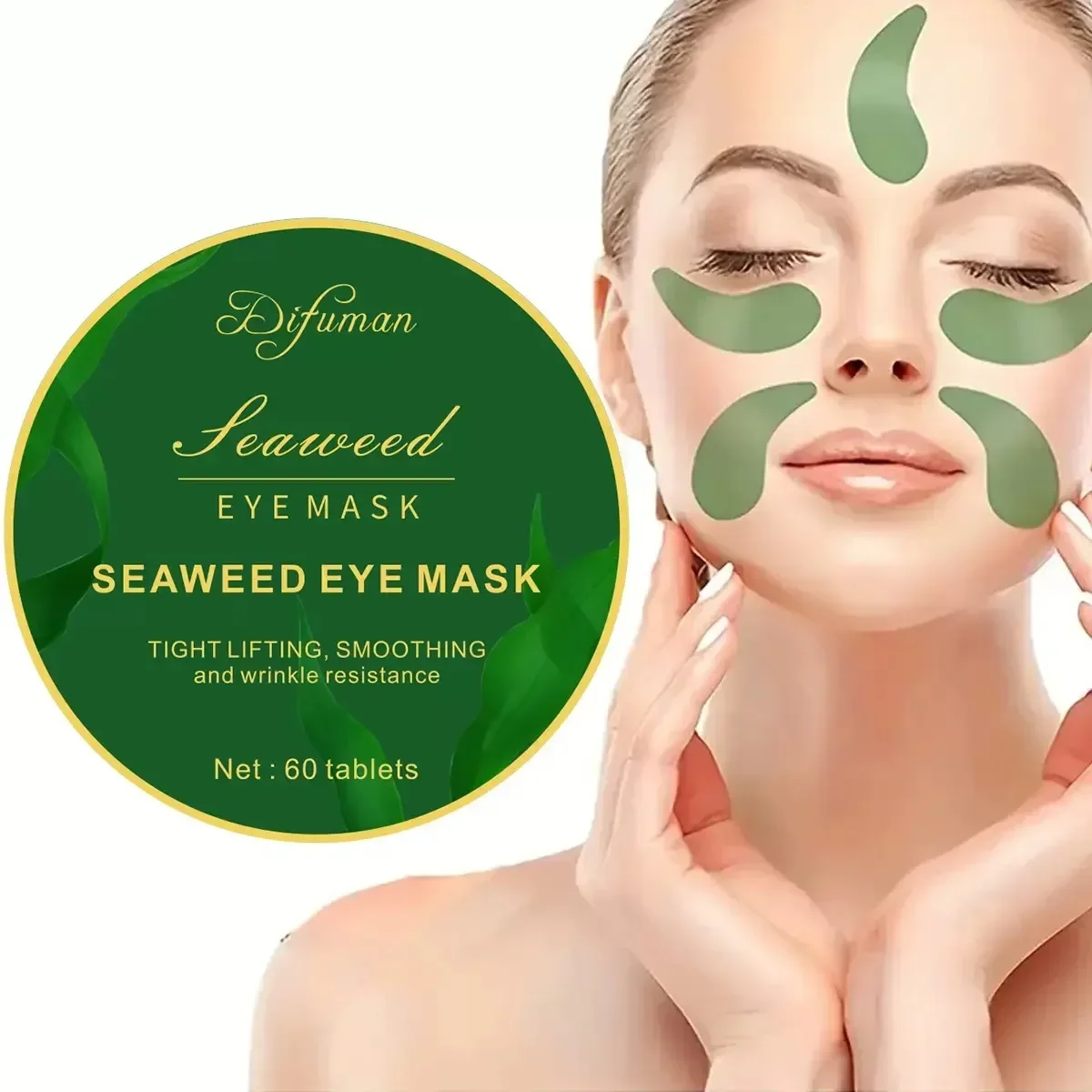 60pcs seaweed hyaluronic acid  - Sheet Mask Collagen 评论和价格