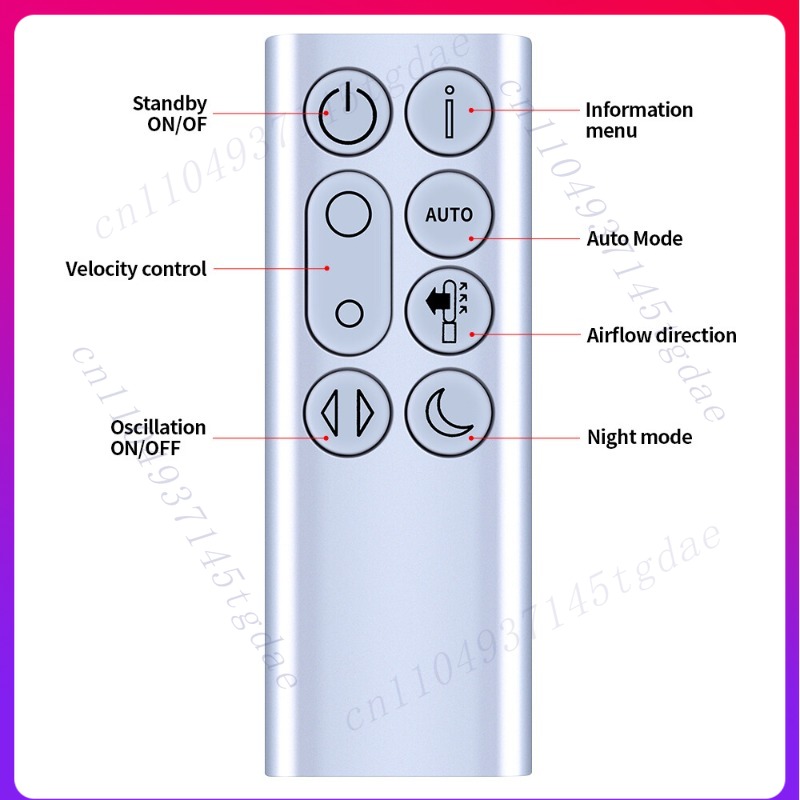Replacement remote control for - Dyson Fan Tp07 评论和价格
