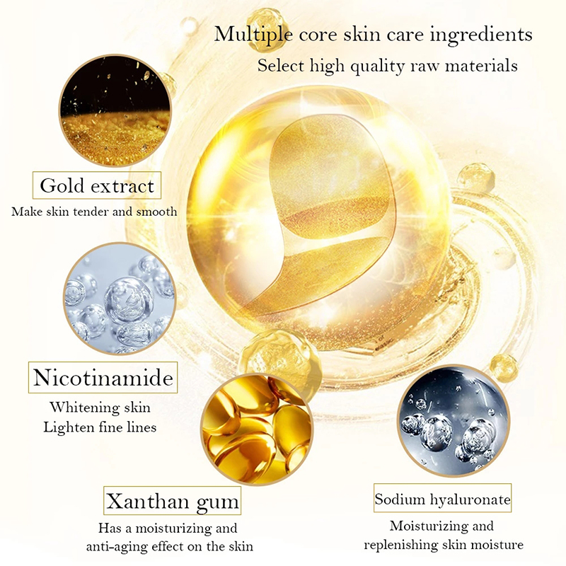 5/10/20/30 Pairs Crystal Gold  - Sheet Mask Collagen 评论和价格