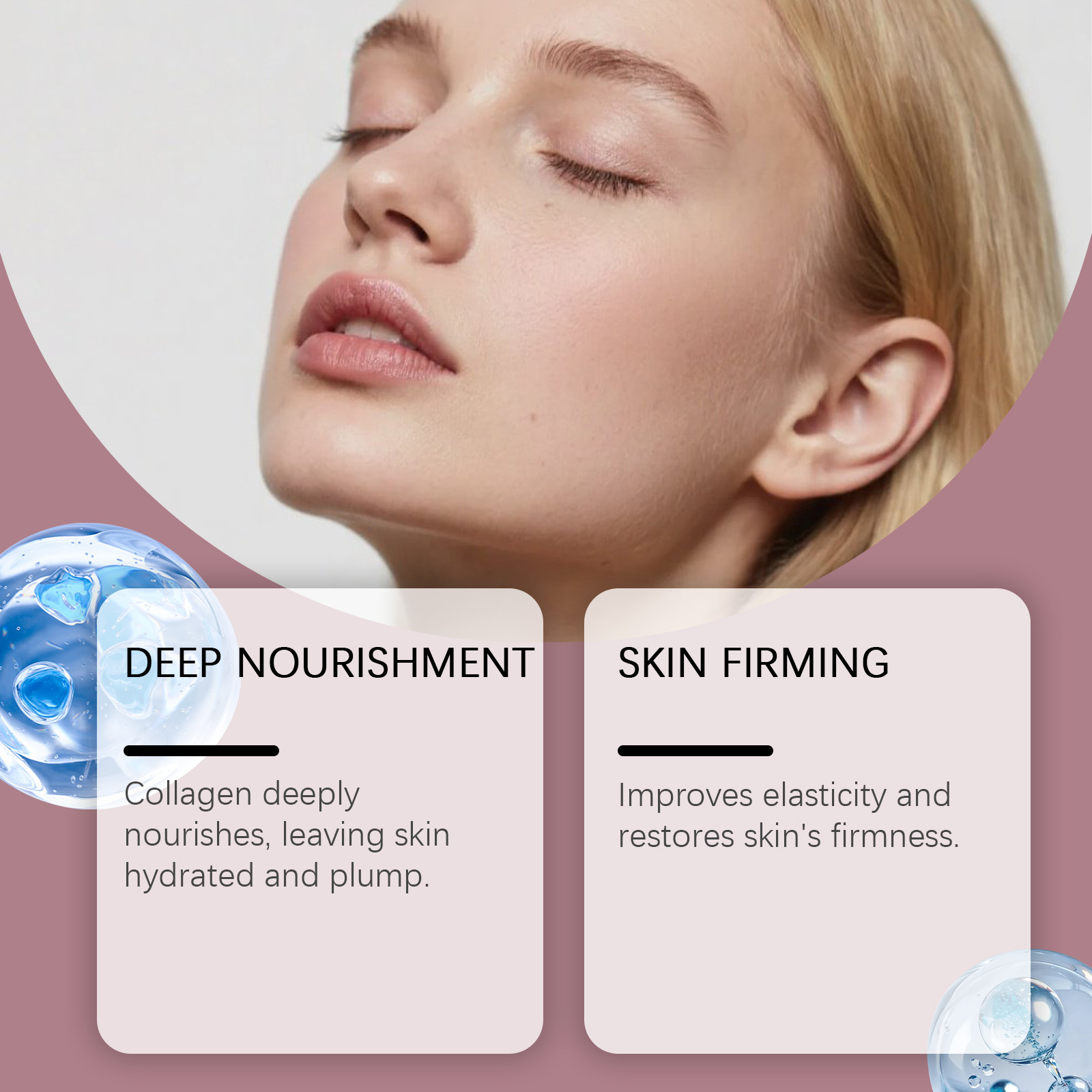 Viareline 1pc Collagen Moistur - Sheet Mask Collagen 评论和价格